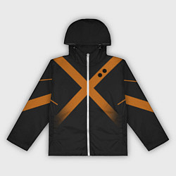 Ветровка с капюшоном женская KATSUKI BAKUGOU полосы, цвет: 3D-белый