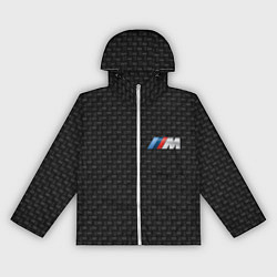 Ветровка с капюшоном женская BMW, цвет: 3D-белый