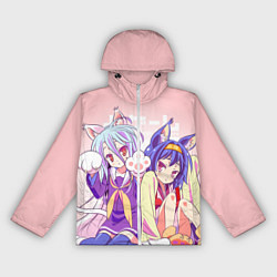 Ветровка с капюшоном женская No Game No Life, цвет: 3D-белый