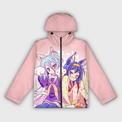 Ветровка с капюшоном женская No Game No Life, цвет: 3D-черный