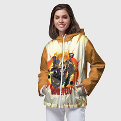 Ветровка с капюшоном женская Techies габен - Have Fun!, цвет: 3D-белый — фото 2