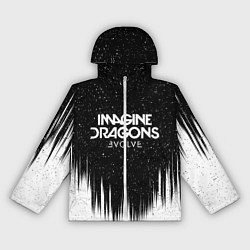 Ветровка с капюшоном женская IMAGINE DRAGONS, цвет: 3D-белый