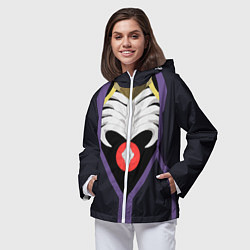 Ветровка с капюшоном женская Overlord Momonga, цвет: 3D-белый — фото 2