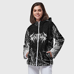 Ветровка с капюшоном женская GHOSTEMANE, цвет: 3D-белый — фото 2