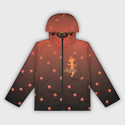 Ветровка с капюшоном женская Flame Princess, цвет: 3D-черный