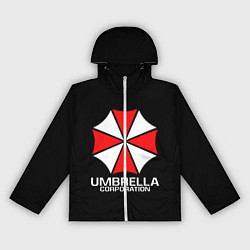 Ветровка с капюшоном женская UMBRELLA CORP, цвет: 3D-белый