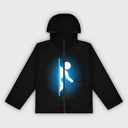 Ветровка с капюшоном женская Portal, цвет: 3D-черный
