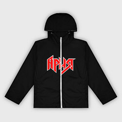 Ветровка с капюшоном женская АРИЯ, цвет: 3D-белый