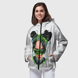 Ветровка с капюшоном женская BILLIE EILISH, цвет: 3D-черный — фото 2
