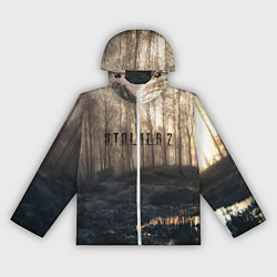 Ветровка с капюшоном женская STALKER 2, цвет: 3D-белый