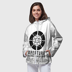 Ветровка с капюшоном женская PORTAL, цвет: 3D-белый — фото 2