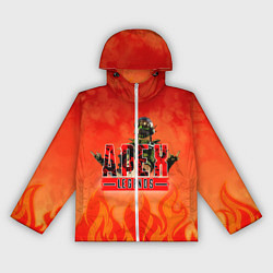 Ветровка с капюшоном женская Apex Legends, цвет: 3D-белый