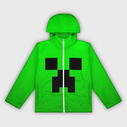 Ветровка с капюшоном женская MINECRAFT, цвет: 3D-белый