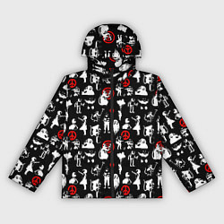 Ветровка с капюшоном женская Banksy, цвет: 3D-черный