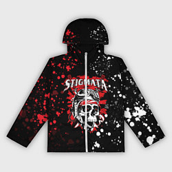 Ветровка с капюшоном женская Stigmata, цвет: 3D-белый