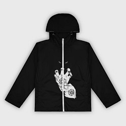 Ветровка с капюшоном женская Выжигющий Искру, цвет: 3D-белый