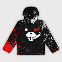Ветровка с капюшоном женская MONOKUMA, цвет: 3D-черный