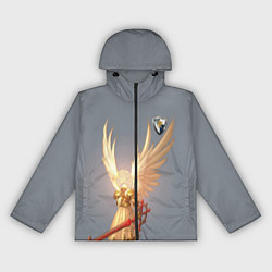 Ветровка с капюшоном женская Heroes of Might and Magic, цвет: 3D-черный