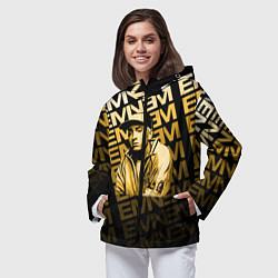 Ветровка с капюшоном женская Eminem, цвет: 3D-черный — фото 2