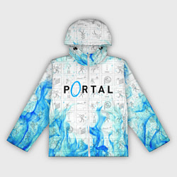 Ветровка с капюшоном женская PORTAL, цвет: 3D-белый