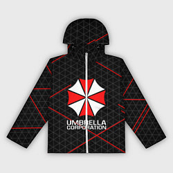 Ветровка с капюшоном женская UMBRELLA CORP, цвет: 3D-белый
