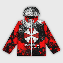 Ветровка с капюшоном женская UMBRELLA CORP, цвет: 3D-белый