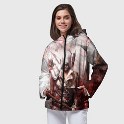 Ветровка с капюшоном женская ASSASSINS CREED, цвет: 3D-черный — фото 2