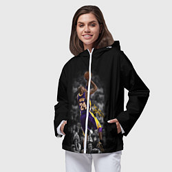 Ветровка с капюшоном женская KOBE BRYANT, цвет: 3D-белый — фото 2