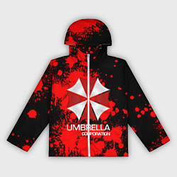 Ветровка с капюшоном женская UMBRELLA CORP, цвет: 3D-белый