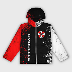Ветровка с капюшоном женская UMBRELLA CORPORATION, цвет: 3D-белый