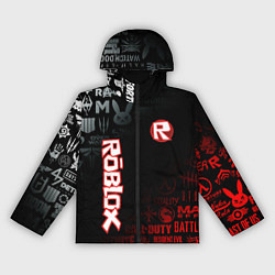 Ветровка с капюшоном женская ROBLOX, цвет: 3D-черный