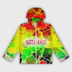 Ветровка с капюшоном женская Роблокс, цвет: 3D-белый