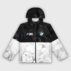Ветровка с капюшоном женская BMW M SPORT, цвет: 3D-черный