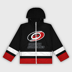 Ветровка с капюшоном женская Каролина Харрикейнз, цвет: 3D-белый