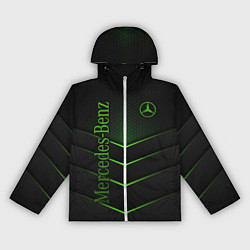 Ветровка с капюшоном женская Mercedes-Benz, цвет: 3D-белый