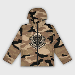 Ветровка с капюшоном женская ВДВ СССР, цвет: 3D-черный