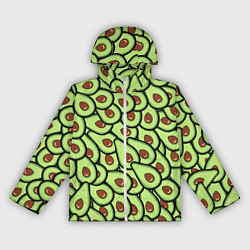Ветровка с капюшоном женская АВОКАДО, цвет: 3D-белый