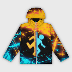 Ветровка с капюшоном женская PORTAL, цвет: 3D-белый