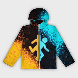 Ветровка с капюшоном женская PORTAL, цвет: 3D-белый