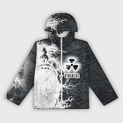 Ветровка с капюшоном женская Сталкер, цвет: 3D-белый