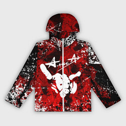 Ветровка с капюшоном женская Алиса, цвет: 3D-белый