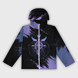 Ветровка с капюшоном женская Стальной алхимик, цвет: 3D-белый
