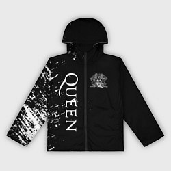 Ветровка с капюшоном женская QUEEN, цвет: 3D-черный