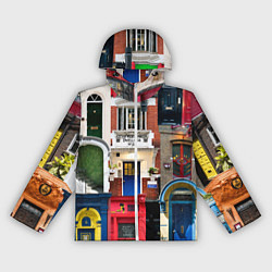 Женская ветровка London doors цифровой коллаж