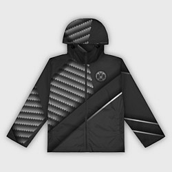 Ветровка с капюшоном женская FC Borussia, цвет: 3D-черный