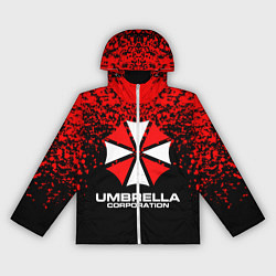 Ветровка с капюшоном женская Umbrella Corporation, цвет: 3D-белый