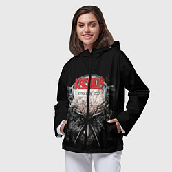 Ветровка с капюшоном женская Kreator 3, цвет: 3D-черный — фото 2