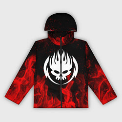 Ветровка с капюшоном женская THE OFFSPRING, цвет: 3D-черный