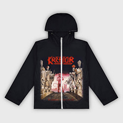 Ветровка с капюшоном женская Kreator 16, цвет: 3D-белый