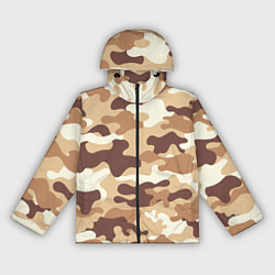 Ветровка с капюшоном женская МИЛИТАРИ, цвет: 3D-черный